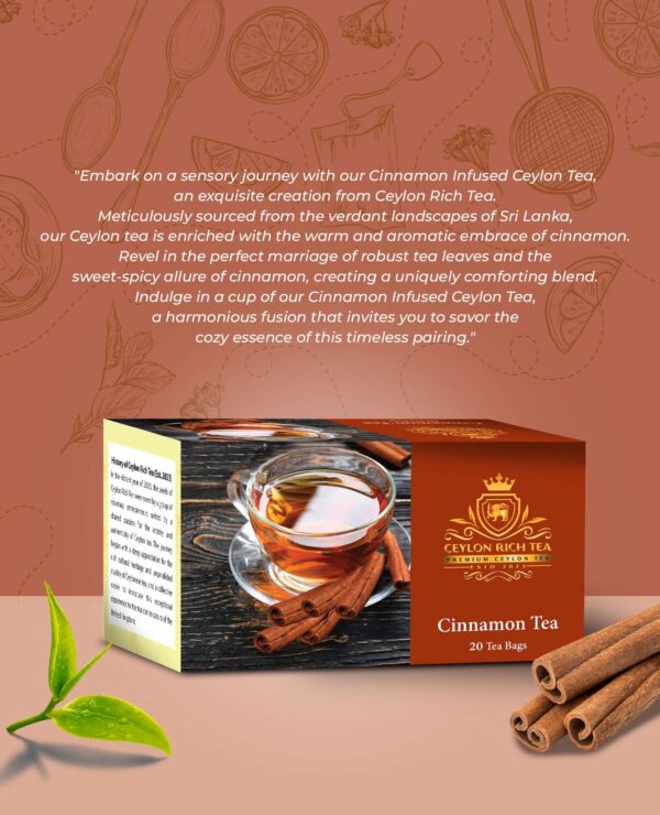 Cinnamon Tea Package of Ceylon Rich Tea