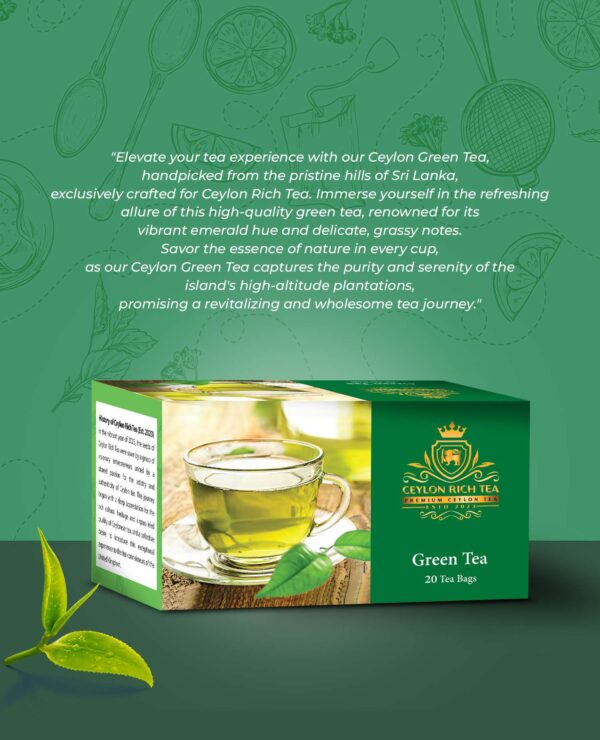 Green Tea Package of Ceylon Rich Tea